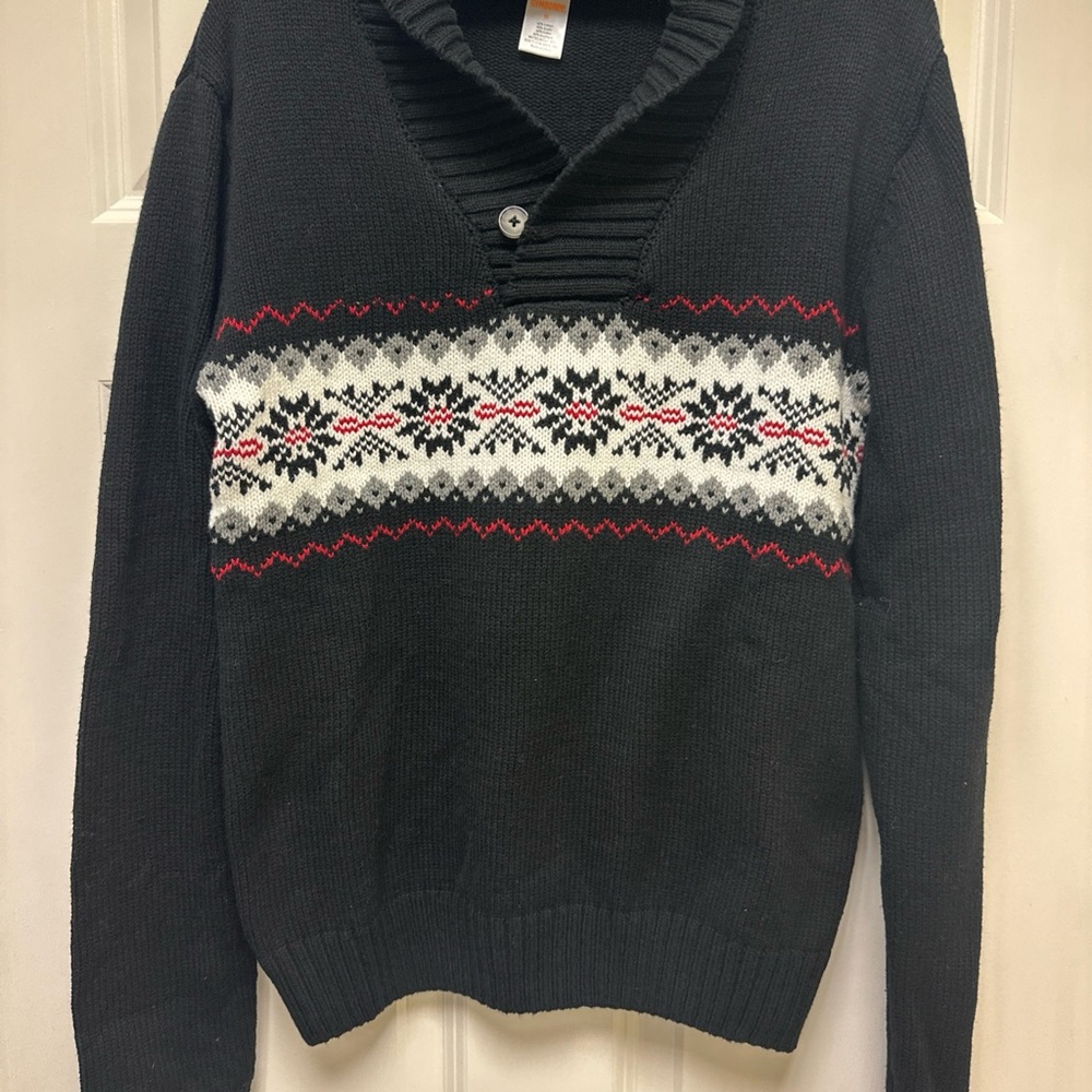 Gymboree Winter ❄️ Holiday V-Neck Men's Sweater